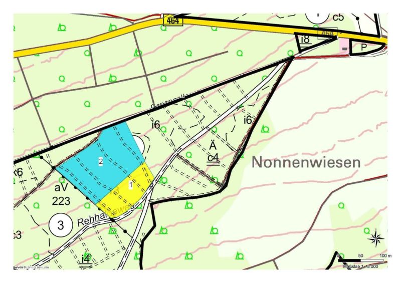 Lageplan Flächenlosé